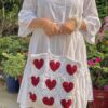 crochet tote bag carry love with our heart shoulder bag 1